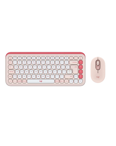 Комплект Logitech Pop Icon Combo  Rose 