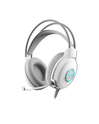 Слушалки с микрофон А4tech Fstyler FH300U USB бял