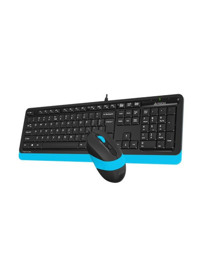 Комплект клавиатура и мишка A4TECH Fstyler  F1010 USB Черен/Син