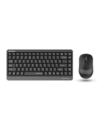 Комплект клавиатура и мишка A4TECH Fstyler F1110Q безжичен сив