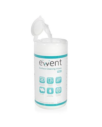 Почистващи кърпички Ewent EW5612 за дисплеи 100бр