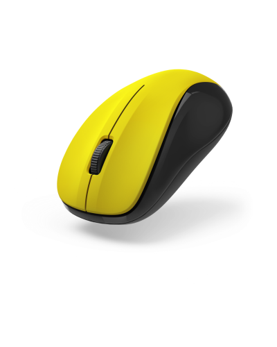 Безжична мишка Hama MW-300 V2  1200dpi Оптична  3 бутона  Тиха  USB   жълт