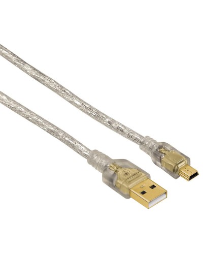 Кабел HAMA 41533 USB-A мъжко - USB-B mini мъжко 1.8м 3 звезди