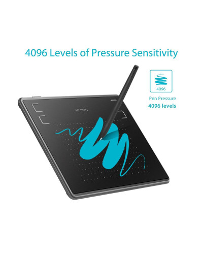 Графичен таблет HUION Inspiroy H430P  USB Черен
