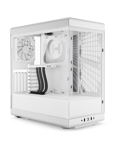 Кутия за настолен компютър HYTE Y40 Tempered Glass Mid-Tower Бяло