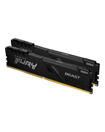 Памет Kingston FURY Beast Black 32GB(2x16GB) DDR4 PC4-25600 3200MHz CL16 KF432C16BB1K2/32