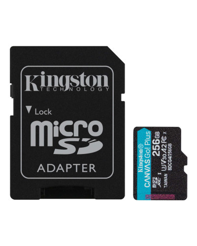 Флаш карта памет Kingston Canvas Go Plus 256GB Gen4 microSDXC 
