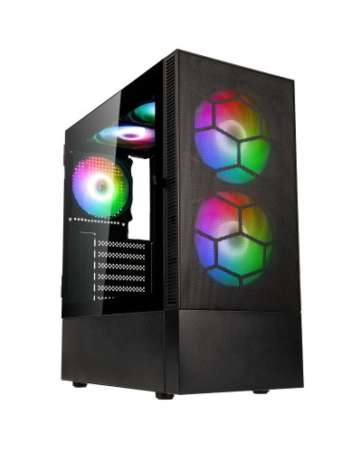 Кутия за настолен компютър Kolink Observatory MX Mesh ARGB TG Mid-Tower  Черна