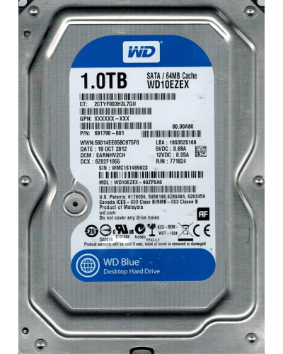Хард диск 3.5" 1TB WD 64MB Sata3 Blue