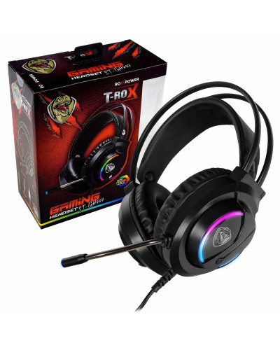 Геймърски слушалки с микрофон Roxpower T-ROX STGH707