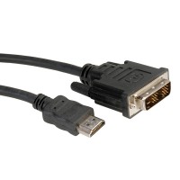 Кабел HDMI M - DVI M 3m