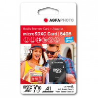 Флаш карта памет 64GB Agfaphoto V10 25MB/100MB