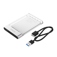 Кутия за 2.5“ диск SATA USB3.0 ORICO 2129U3-CR transp