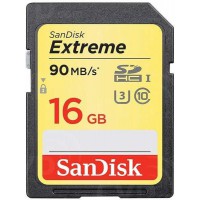 Флаш карта SANDISK Extreme SDHC 16GB Class 10 U3 90Mb/s
