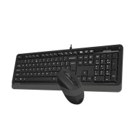 Комплект клавиатура и мишка A4TECH Fstyler F1010 USB сив