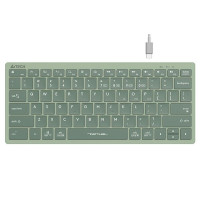 Безжична клавиатура A4TECH FBX51C FStyler, Bluetooth 2.4 GHz USB-C кирилизирана зелен