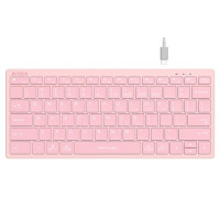 Безжична клавиатура A4TECH FBX51C FSTyler, Bluetooth, 2.4 GHz розов