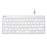Безжична клавиатура A4TECH FBX51C FStyler Bluetooth 2.4 GHz USB-C Кирилизирана бял