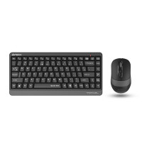 Комплект клавиатура и мишка A4TECH Fstyler F1110Q безжичен сив