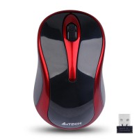 Безжична мишка A4Tech G3-280N-2 V-Track PADLESS черно/червена
