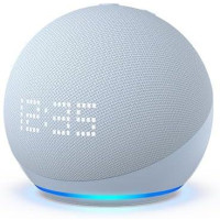 Преносима смарт тонколона Amazon Echo Dot 5 (5th Gen)  Alexa  Часовник  Синя