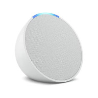 Преносима смарт тонколона Amazon Echo Pop  Bluetooth  Alexa  Бяла