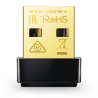 Безжичен USB nano адаптер TP-Link Archer T600U AC600