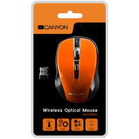 Мишка Canyon CNE-CMSW1O Orange Wireless