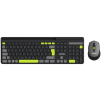 Безжичен комплект клавиатура и мишка CANYON HSET-W5 EN Wireless Black