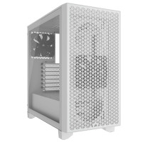 Кутия за настолен компютър Corsair 3000D Airflow  Mid Tower  Tempered Glass  Бяла