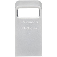 Флаш памет USB Kingston 128GB DataTraveler Micro 200MB/s Metal 3.2 Gen 1 