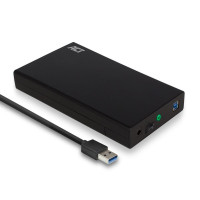 Чекмедже за твърд диск ACT AC1405, 3.5", SATA, USB 3.1 Gen1  Черен