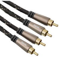Аудио кабел HAMA 122292 2 x Чинч мъжко -2 x Чинч мъжко Позлатени конектори  1,5м