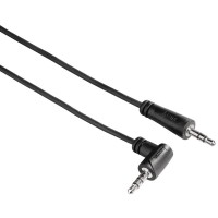 Аудио кабел HAMA 122312, 3.5мм стерео жак мъжко - 3.5мм стерео жак мъжко извит на 90°, 1,5м.