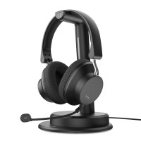 Блутут слушалки с микрофон HAMA "BT-900", зарядна станция, Multipoint, ENC, черни