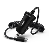 Зарядно за кола HAMA 178261 micro-USB 2.4 A, Черен
