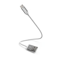 Кабел HAMA 178284, USB 2.0 A мъжко - USB-C мъжко , 0.2 м., Бял
