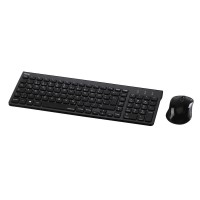 Комплект клавиатура и мишка HAMA Trento Безжичен Черен