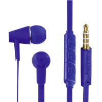 Слушалки HAMA Joy4 Микрофон In-Ear 3.5mm jack плосък кабел син