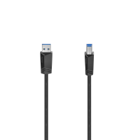 Кабел HAMA USB 3.0 -A мъжко -B мъжко  1.5м  1 звезда