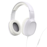 Слушалки с микрофон "Fun C" USB-C бели