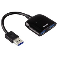 USB  2-портов хъб 3.0 Hama "Mobil"