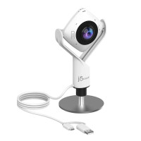 Уеб камера j5create JVCU360 UltraHD микрофон,USB,360° All Around,Черен