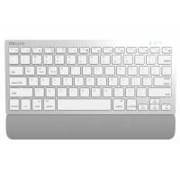 Безжична мултимедийна клавиатура Delux K3300GX сребрист