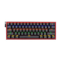 Геймърска клавиатура механична Redragon Fizz K617-R Rainbow подсветка