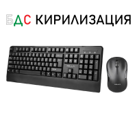Безжичен комплект клавиатура и мишка Delux K6700G+M335GX с БДС кирилизация