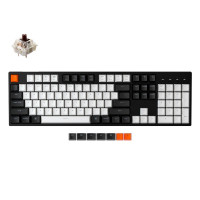 Геймърска Механична клавиатура Keychron C2 Full-Size Gateron G Pro Brown Switch White LED ABS