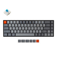 Геймърска Механична клавиатура Keychron K6 Hot-Swappable 65% Keychron Blue Switch RGB LED ABS