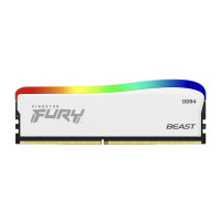 Памет Kingston FURY Beast White RGB 8GB DDR4 PC4-28800 3600MHz CL17 KF436C17BWA/8