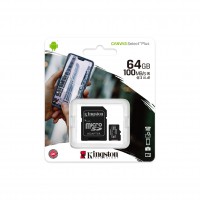 Флаш карта памет Kingston Canvas Select Plus 64GB microSDHC Class 10 UHS-I